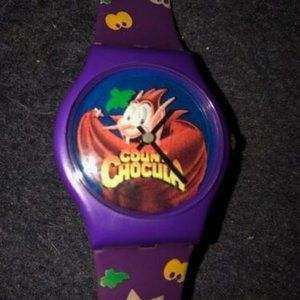 1996 Count Chocula Watch Glow in the Dark RARE
